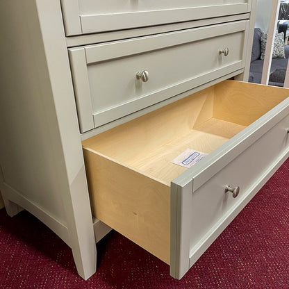Moe Gray 5-Drawer Storage Chest