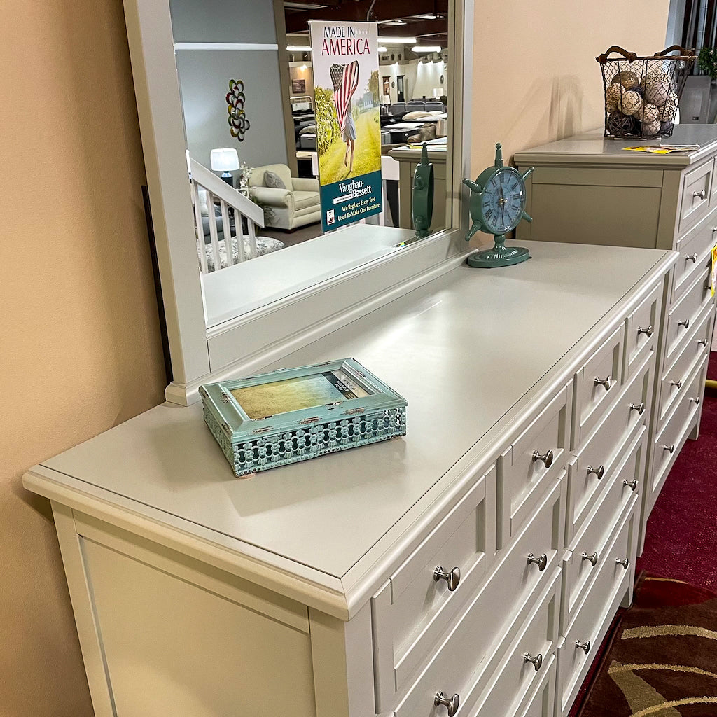 Moe Grey Triple Dresser & Mirror