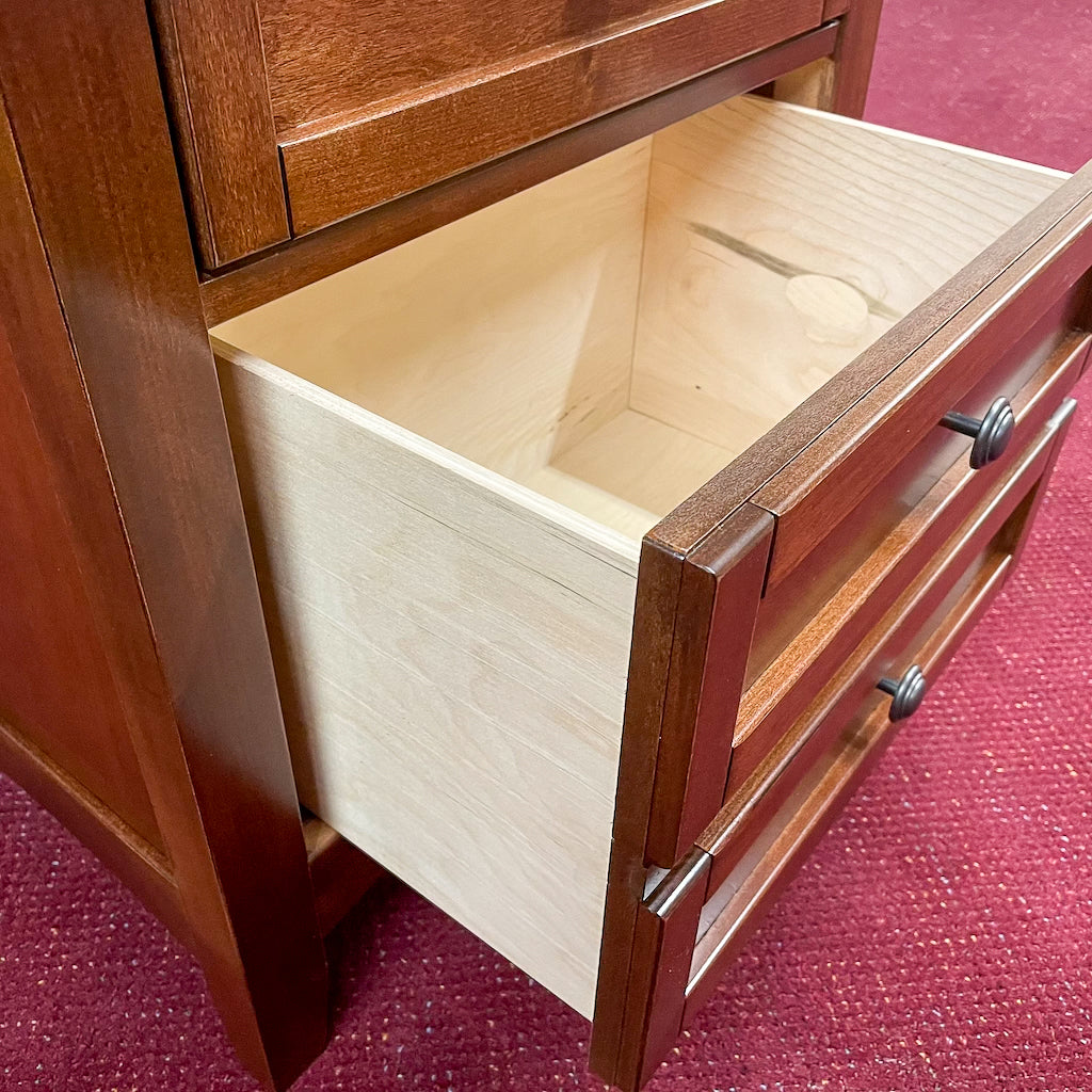 Moe Cherry 2-Drawer Nightstand