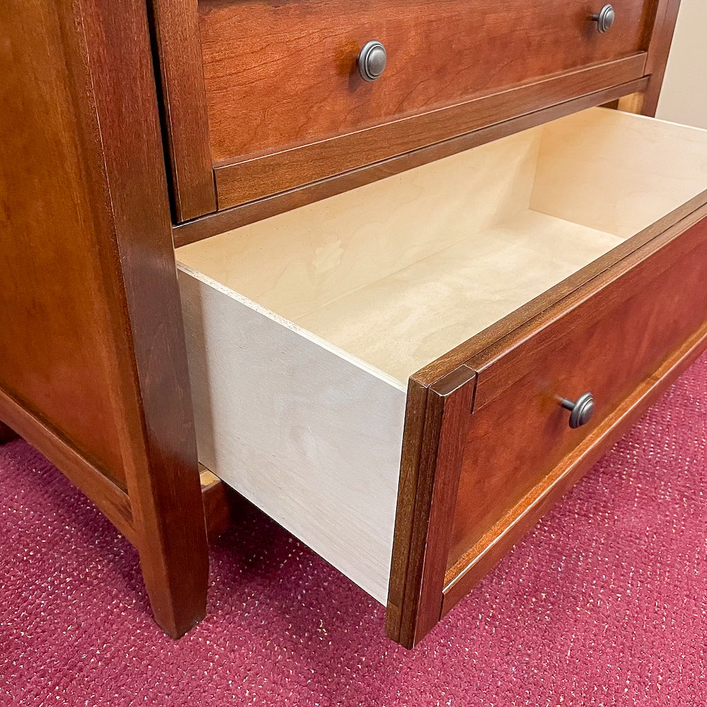 Moe Cherry 5-Drawer Storage Chest