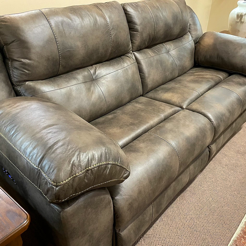 Amity Dusty Power Reclining & Power Headrest Sofa