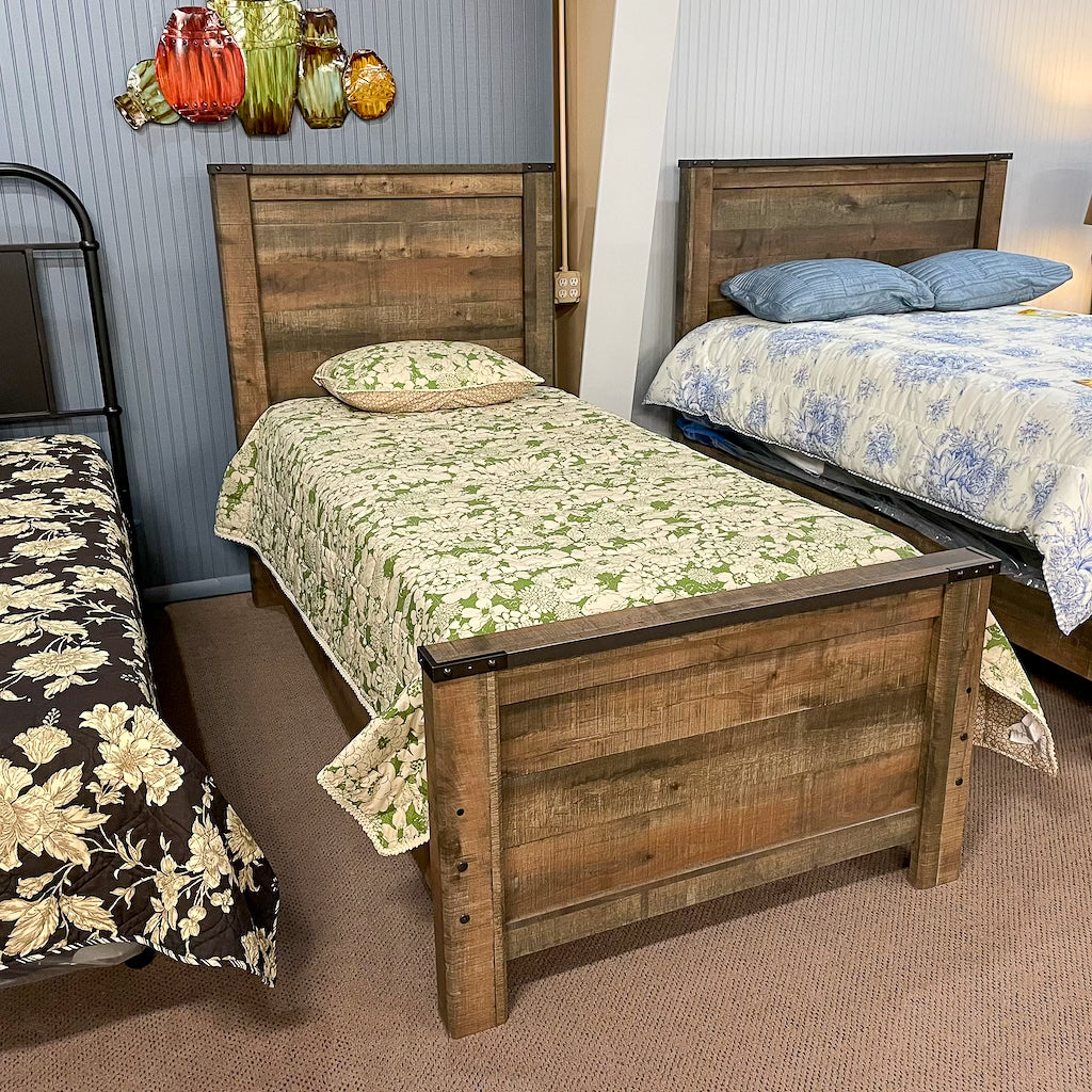 Greystone Twin Panel Bed