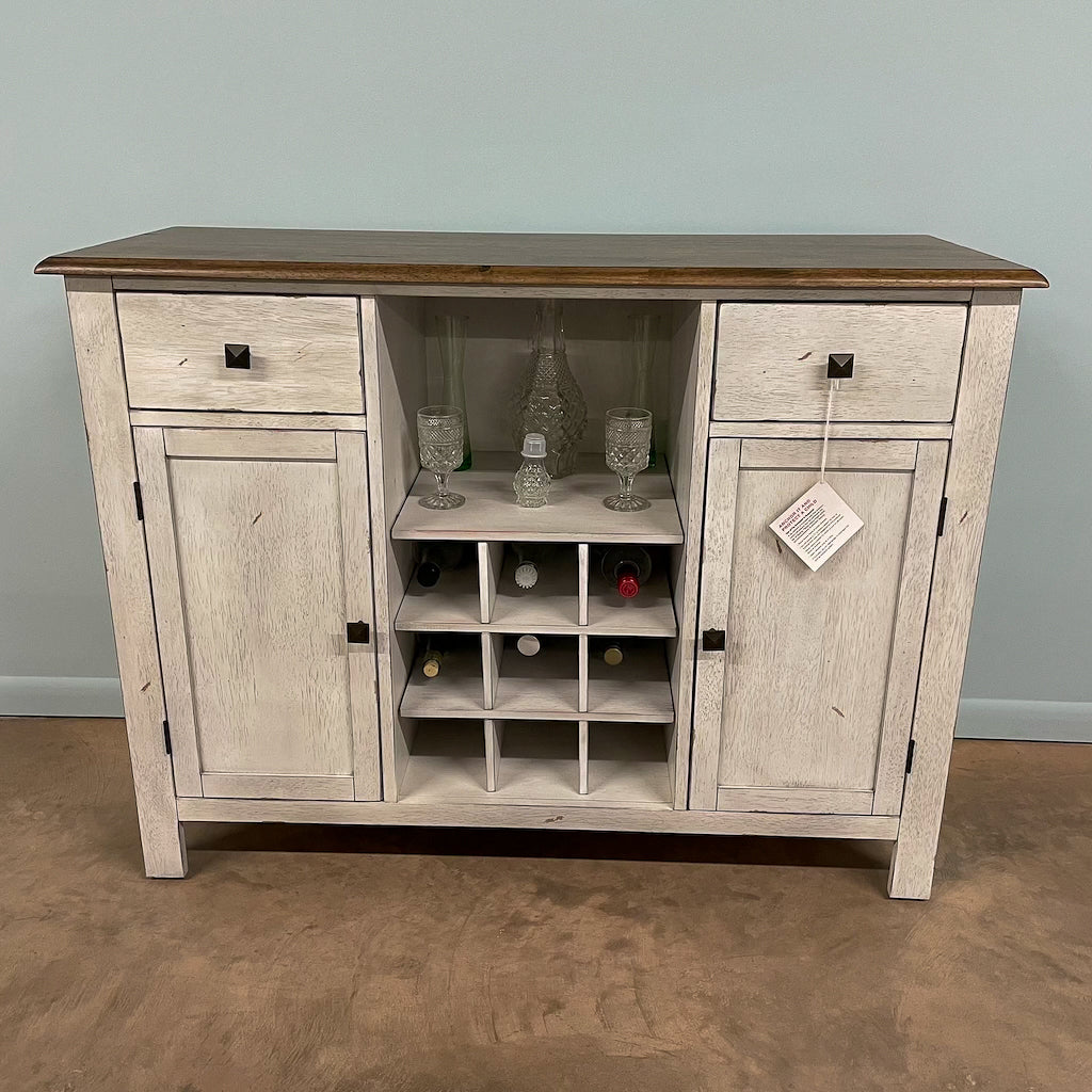 White Chenille Server