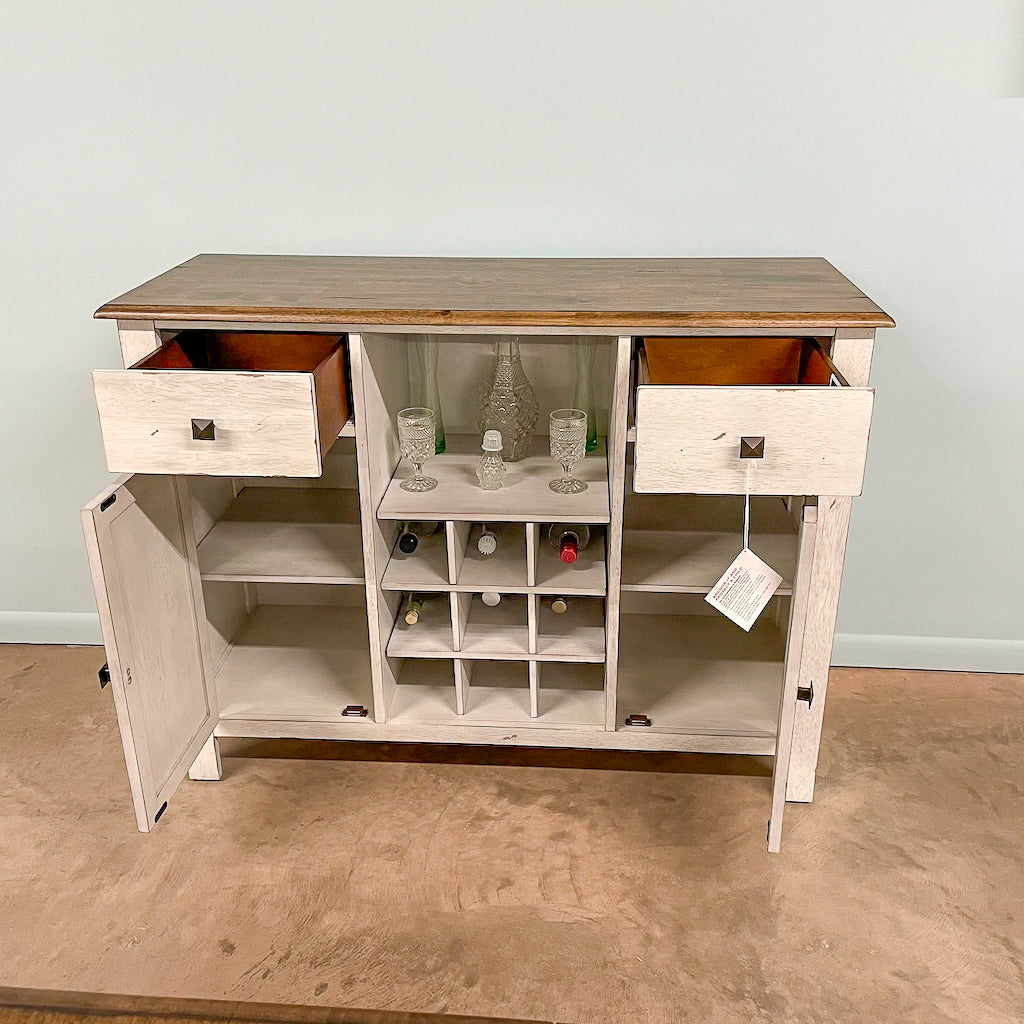 White Chenille Server