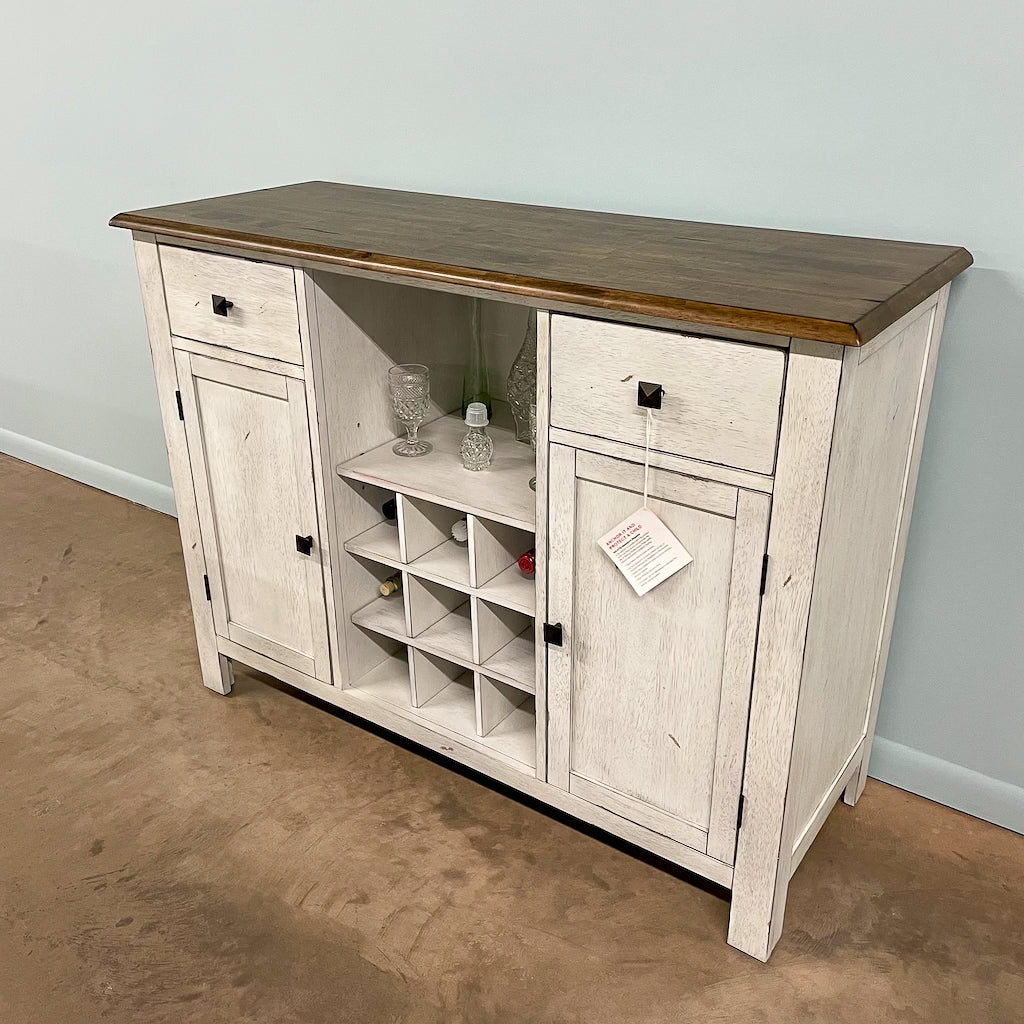 White Chenille Server