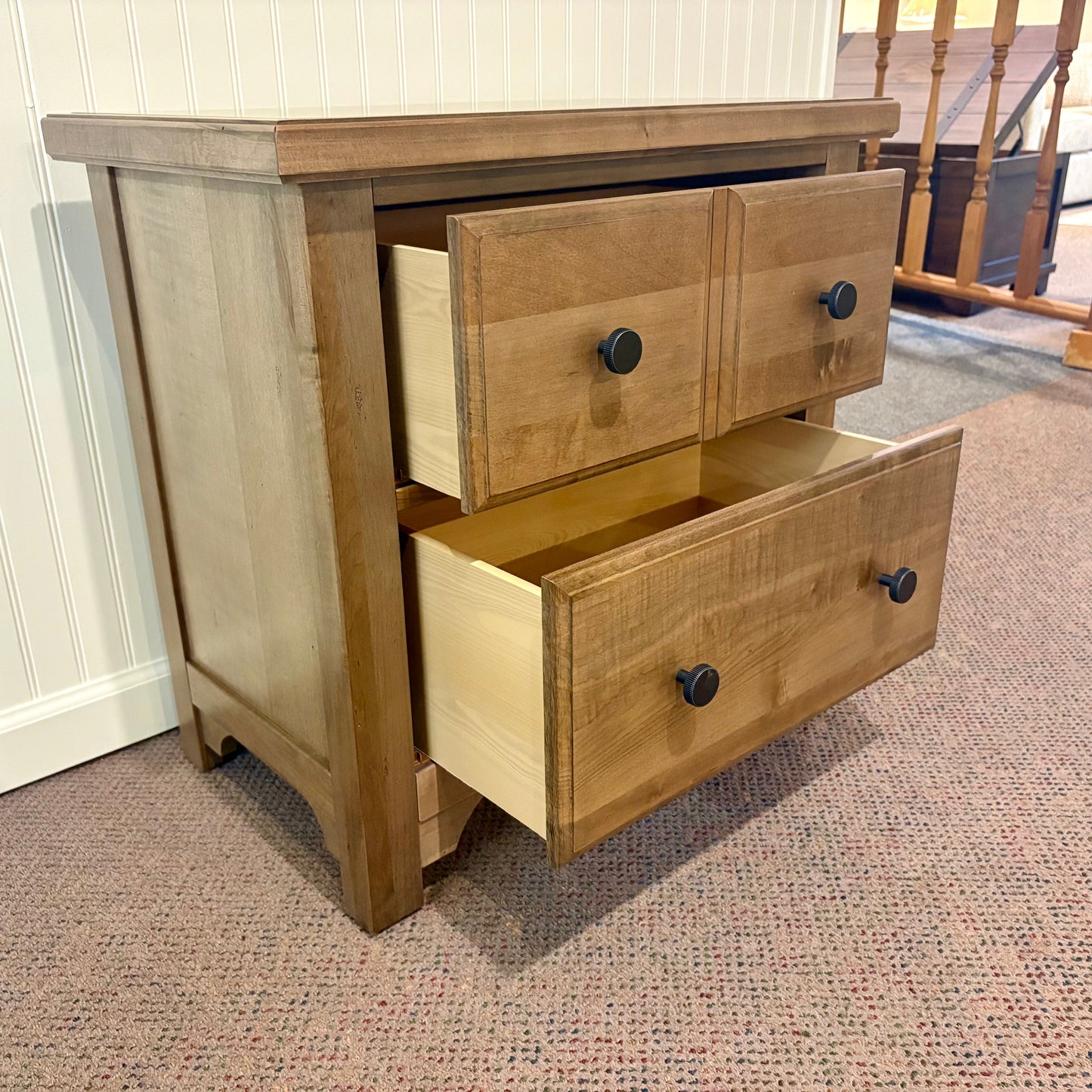 Cool Maple Farmhouse Nightstand