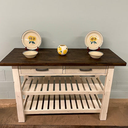 White Farmhouse Server