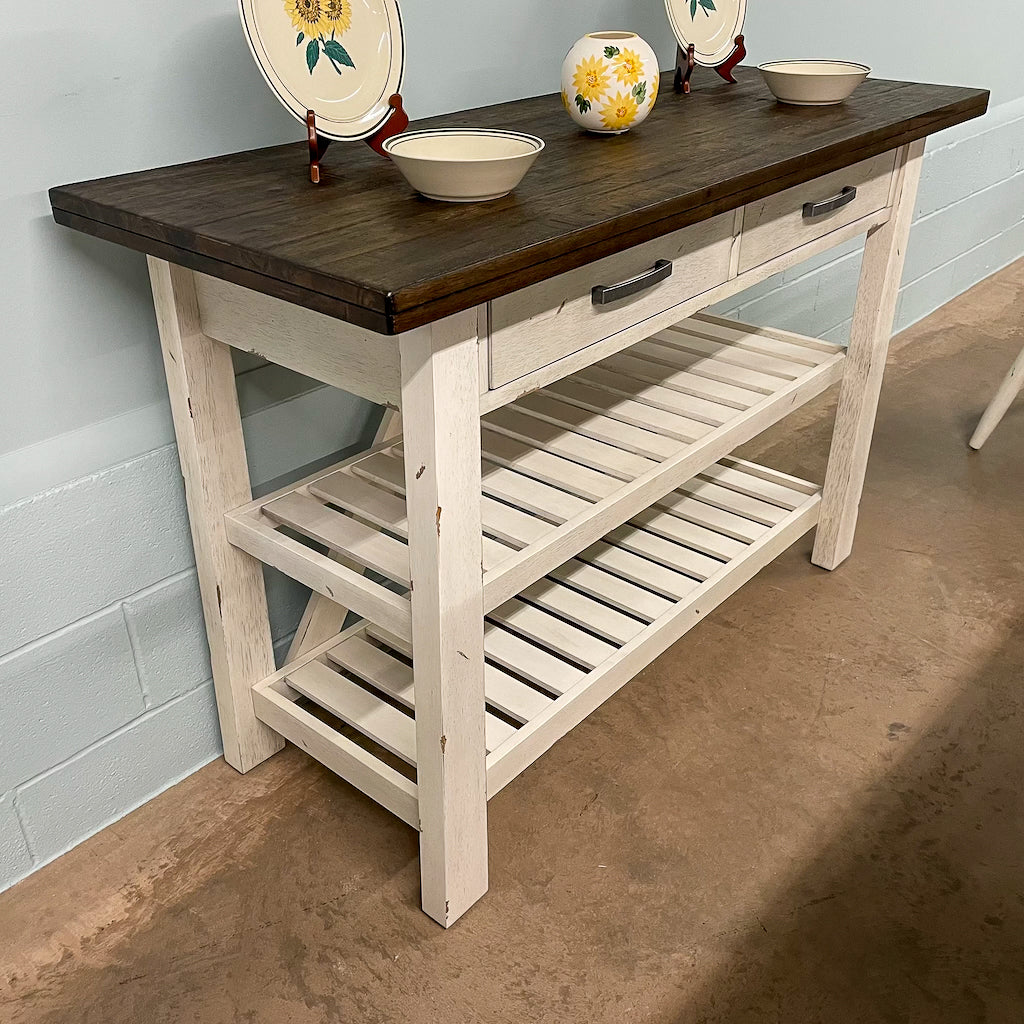 White Farmhouse Server
