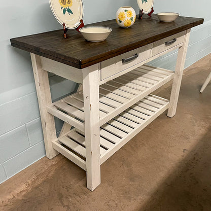 White Farmhouse Server