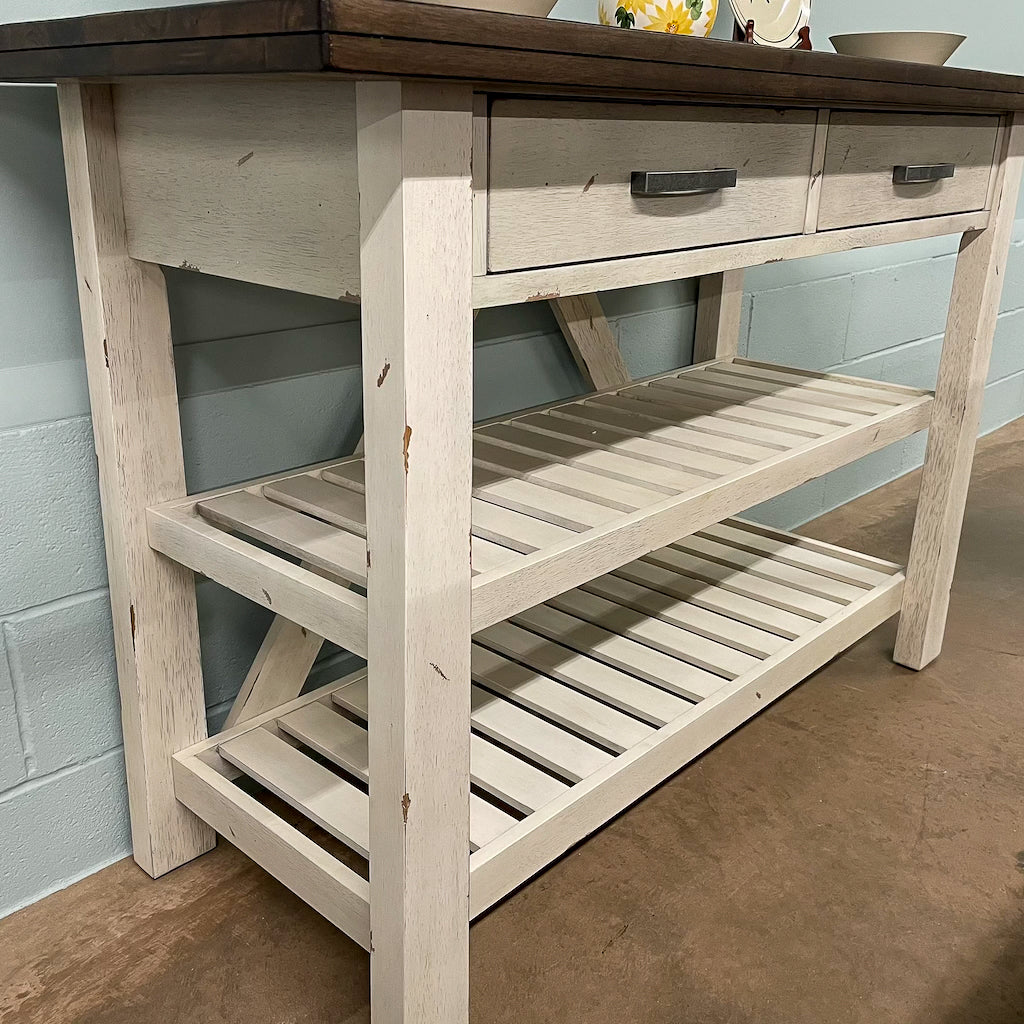 White Farmhouse Server