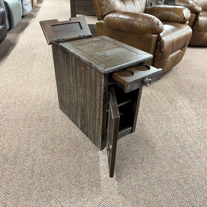 Joy Chairside End Table with USB Ports & Outlets