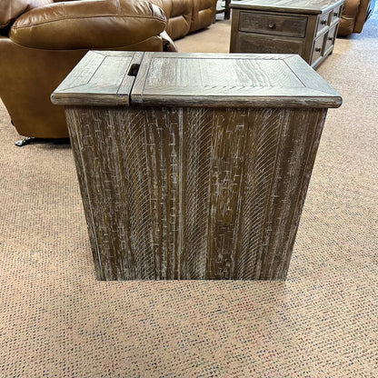 Joy Chairside End Table with USB Ports & Outlets