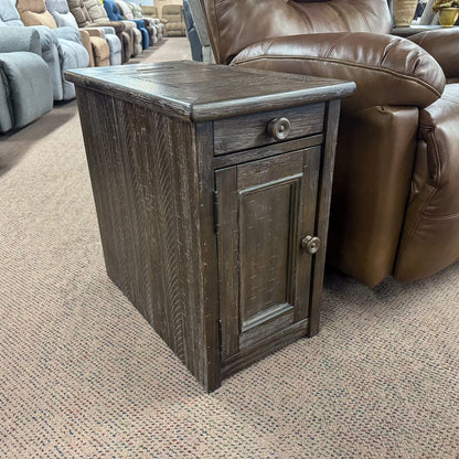 Joy Chairside End Table with USB Ports & Outlets