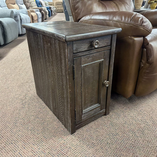 Joy Chairside End Table with USB Ports & Outlets