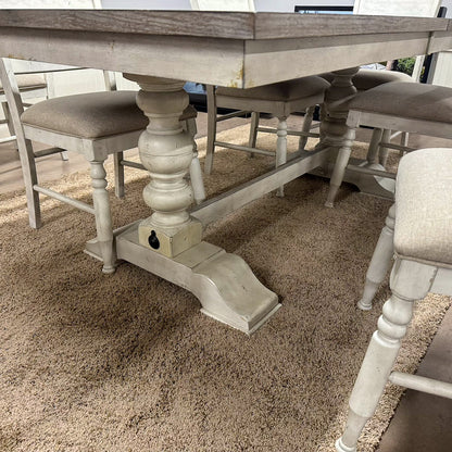 Trestle Table & 6 Chairs