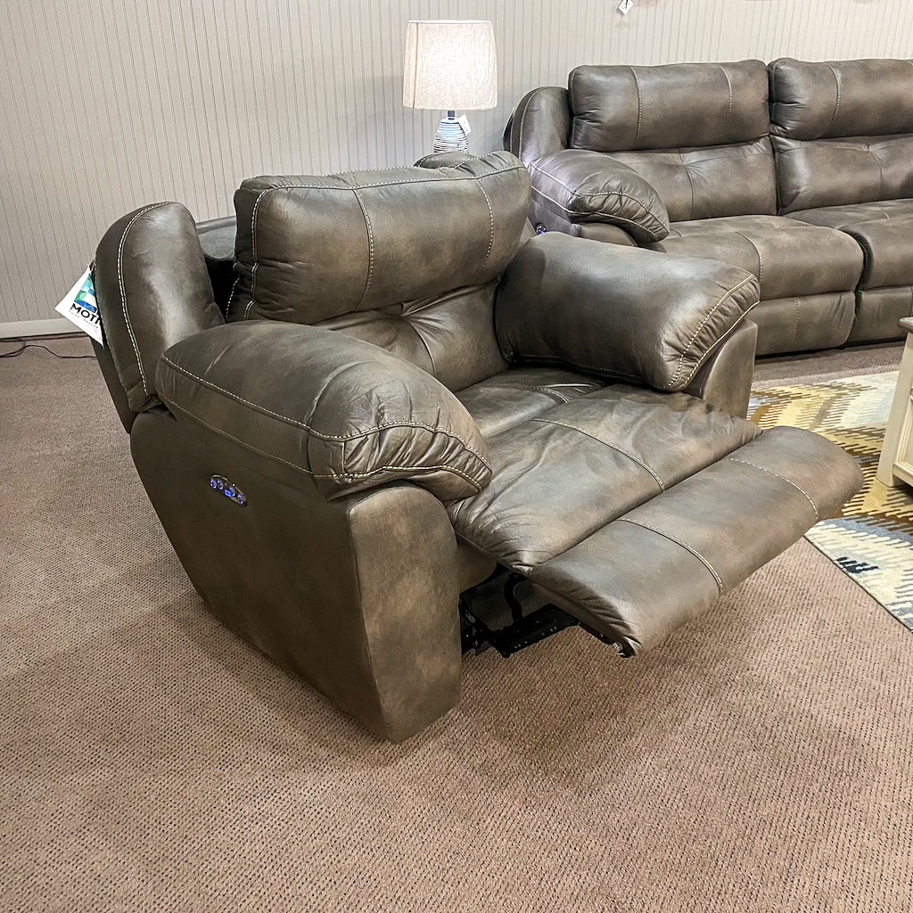 Amity Dusty Power Recliner & Power Headrest