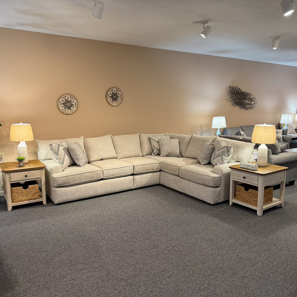 Anderson Living Large White XL Sectional