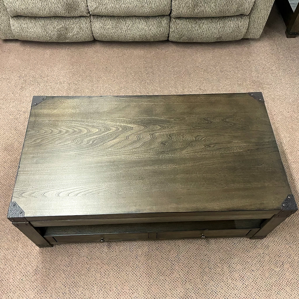 Stoneford Coffee Table with Lift Top & 2 End Tables