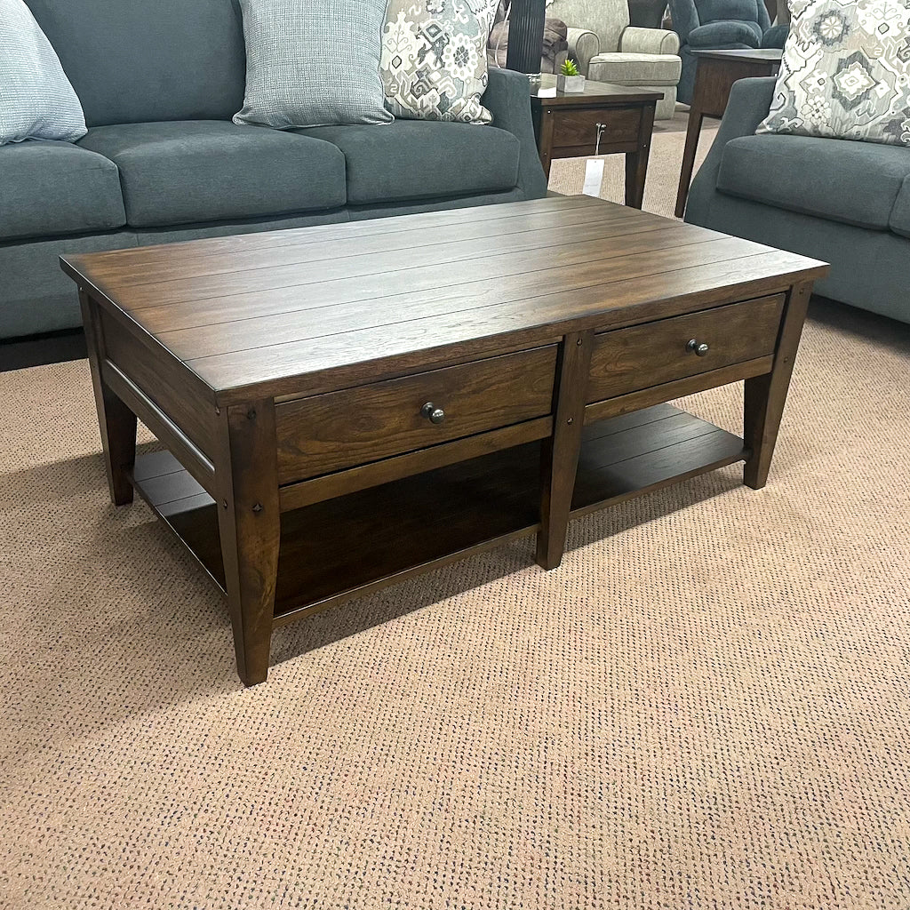 Dark Lake House Cocktail Table