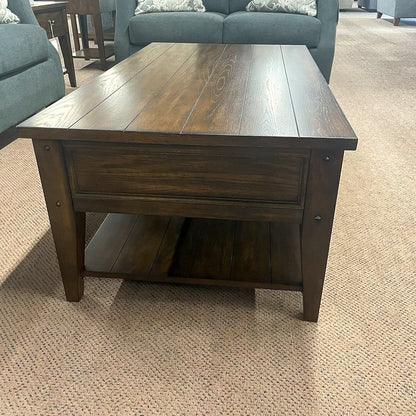 Dark Lake House Cocktail Table