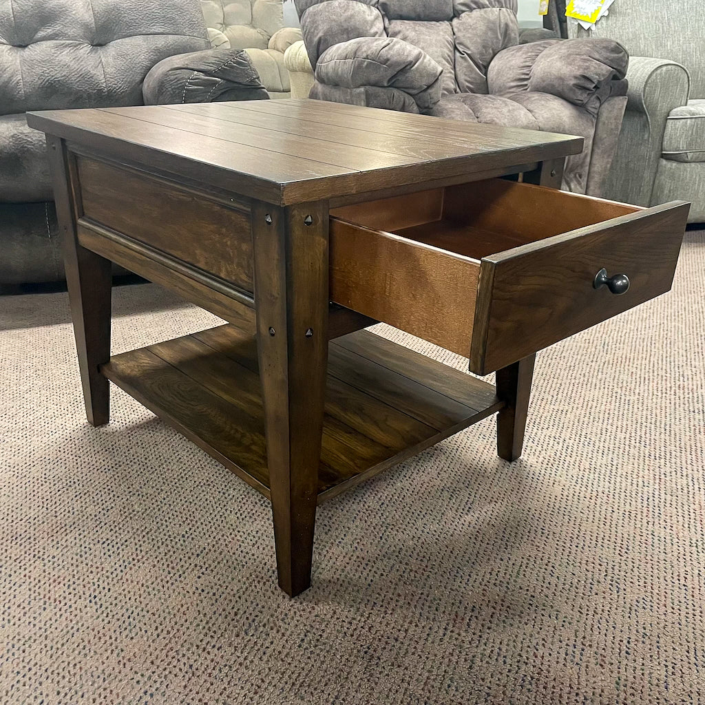 Dark Lake House Endtable