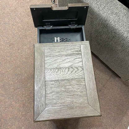 Stromberg Chairside End Table with USB Ports & Outlets
