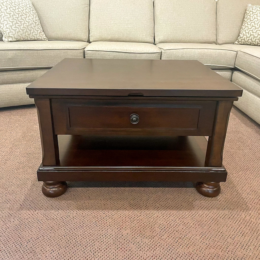 Saddlebrook Coffee Table with Lift Top and 2 End Tables