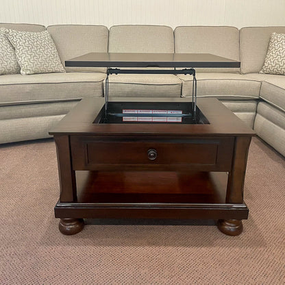 Saddlebrook Coffee Table with Lift Top and 2 End Tables