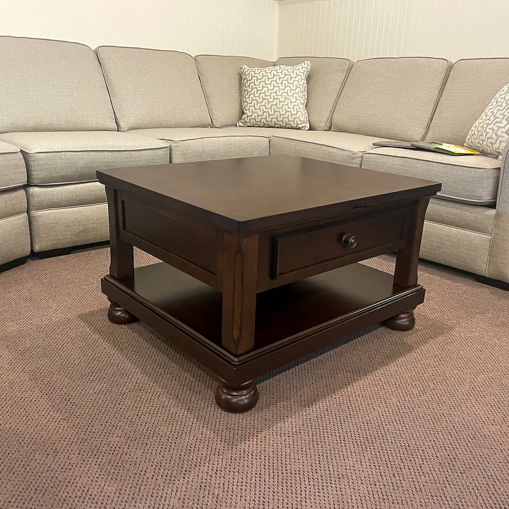 Saddlebrook Coffee Table with Lift Top and 2 End Tables