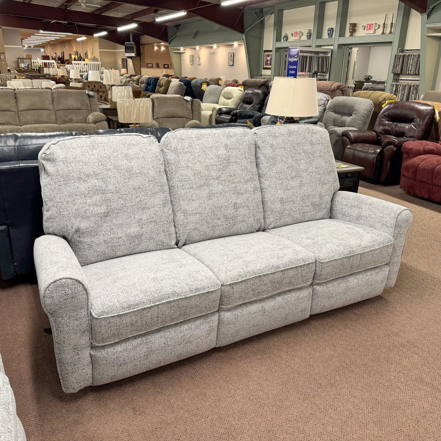 Josey Fog Reclining Sofa