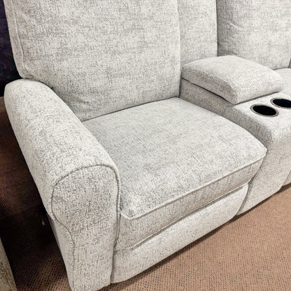 Josey Fog Rocker Reclining Loveseat