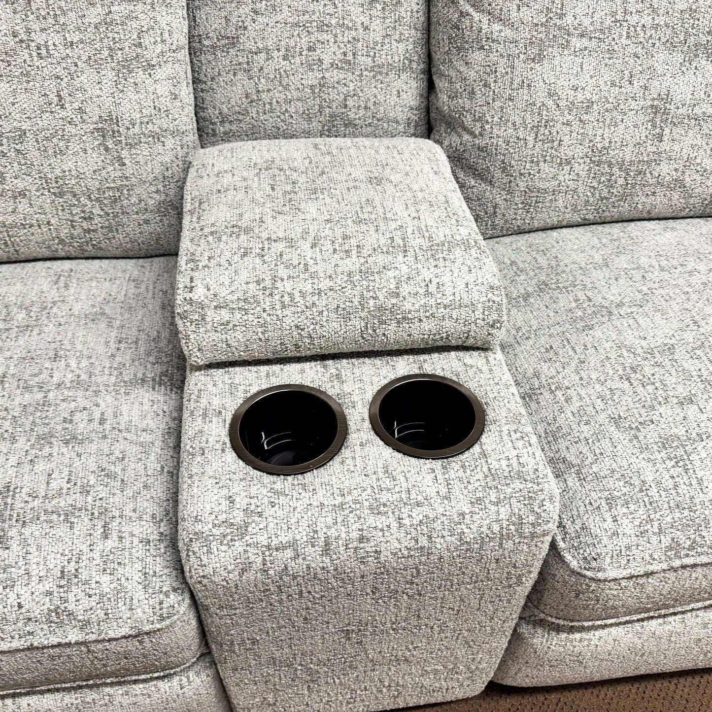 Josey Fog Rocker Reclining Loveseat
