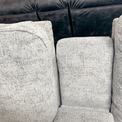 Josey Fog Rocker Reclining Loveseat