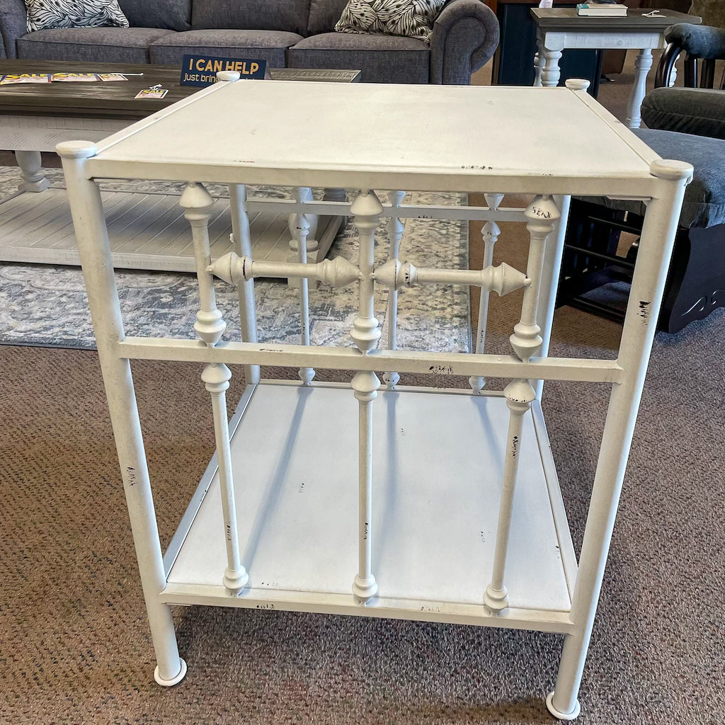 Open Night Stand - Antique White