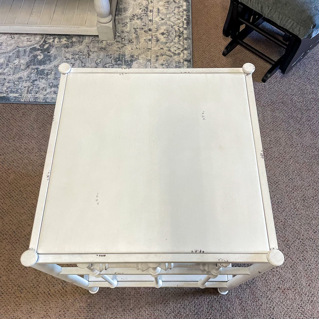 Open Night Stand - Antique White