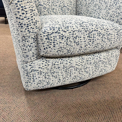 Darby Swivel Lapis Chair