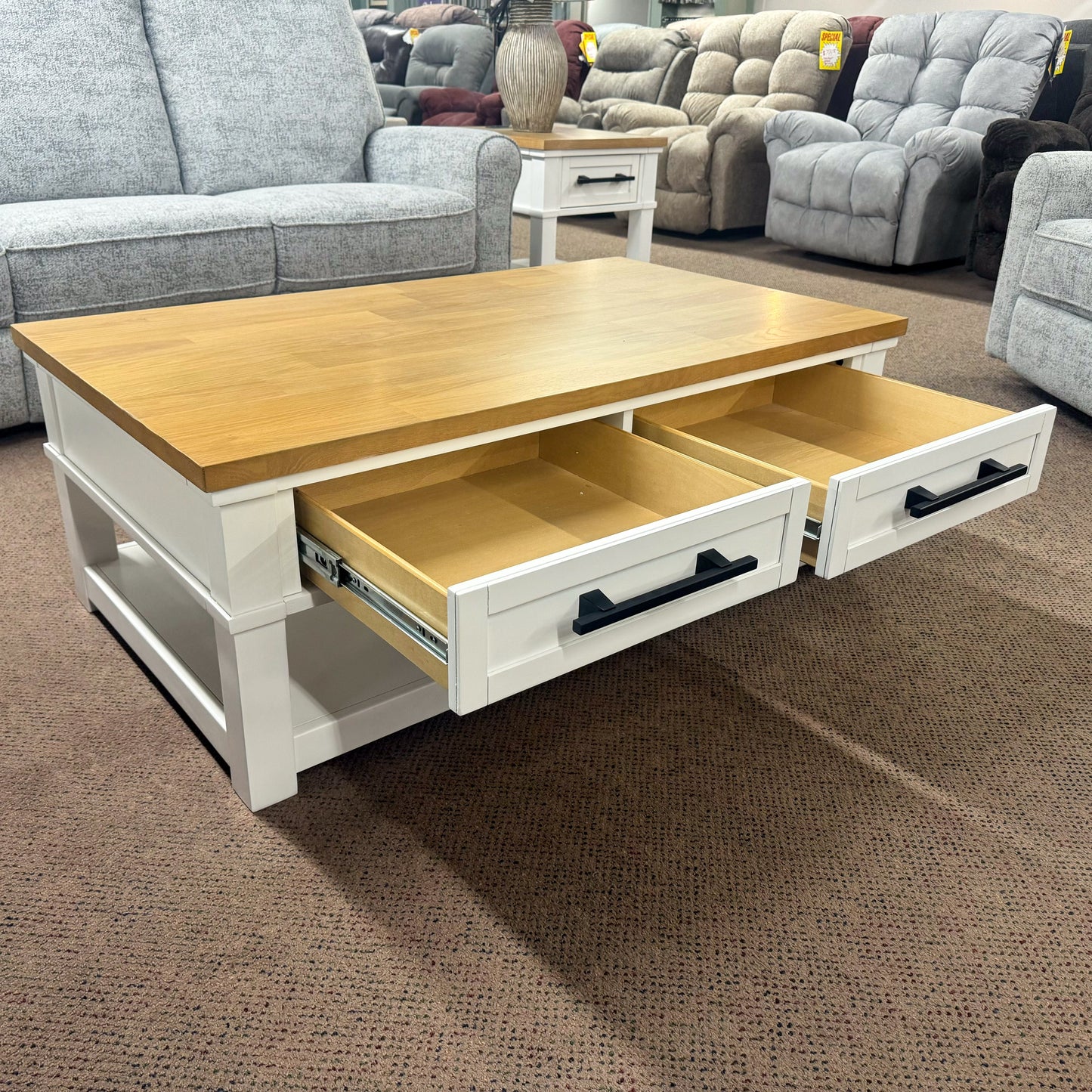 Ashbryn Coffee Table & 2 End Tables