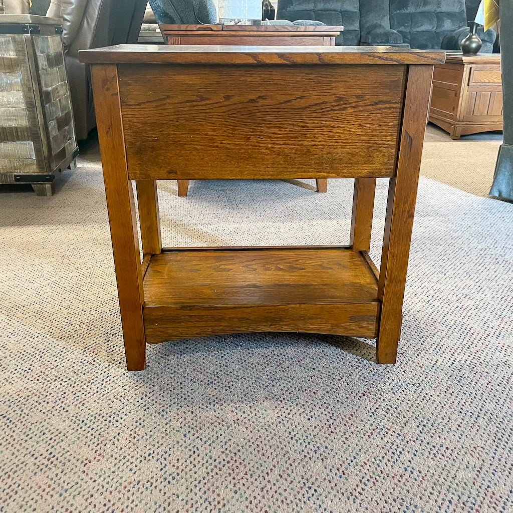 Breegin Mission Chairside End Table