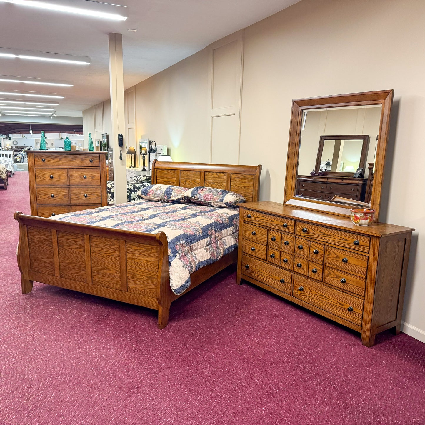 Trestlewood Cabin Sleigh Bed