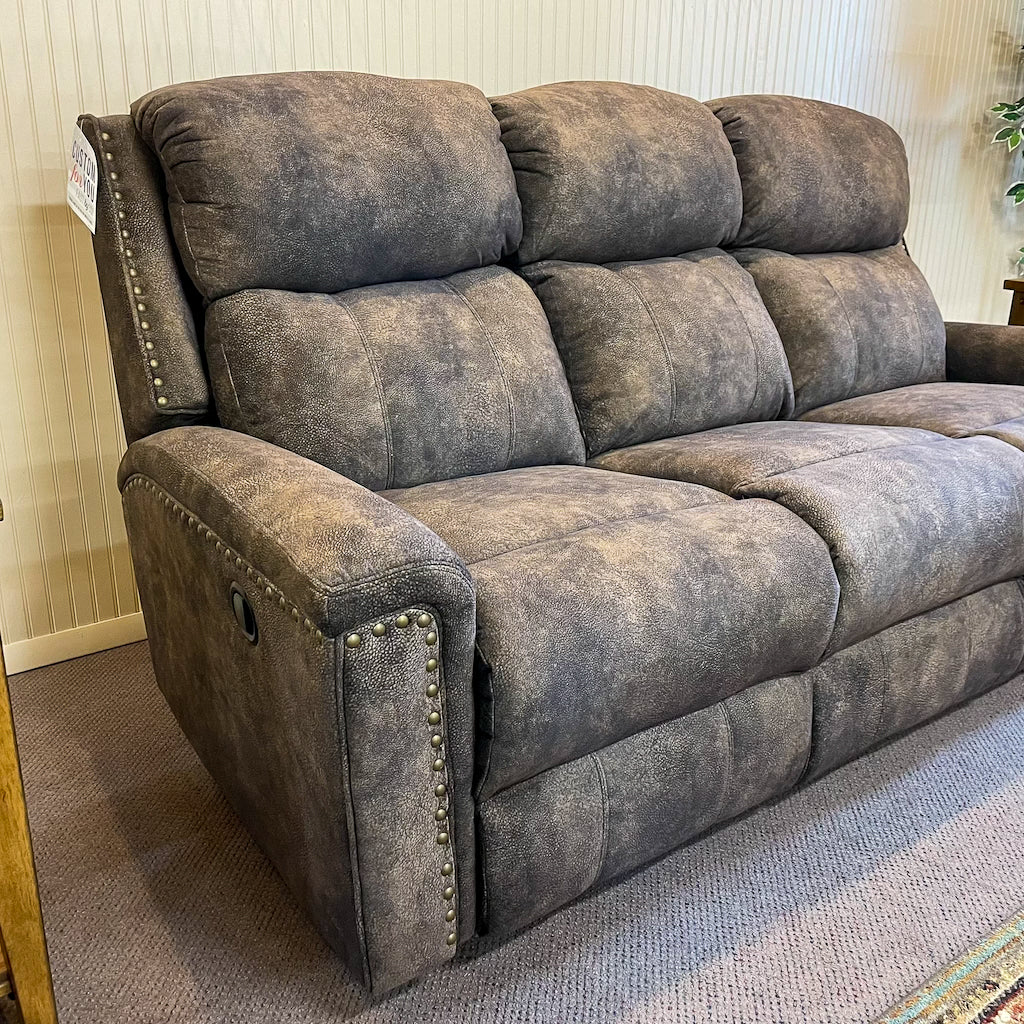 Emerald Wrangler Chocolater Reclining Sofa
