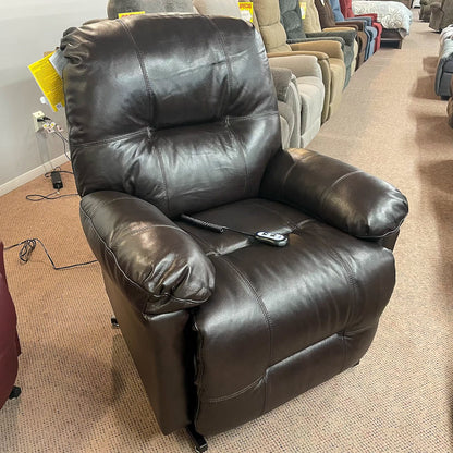 Zaynah Walnut Leather Lift Chair