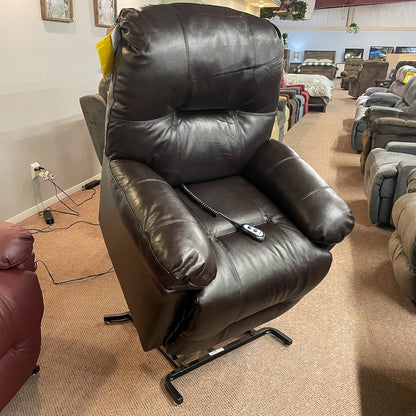 Zaynah Walnut Leather Lift Chair