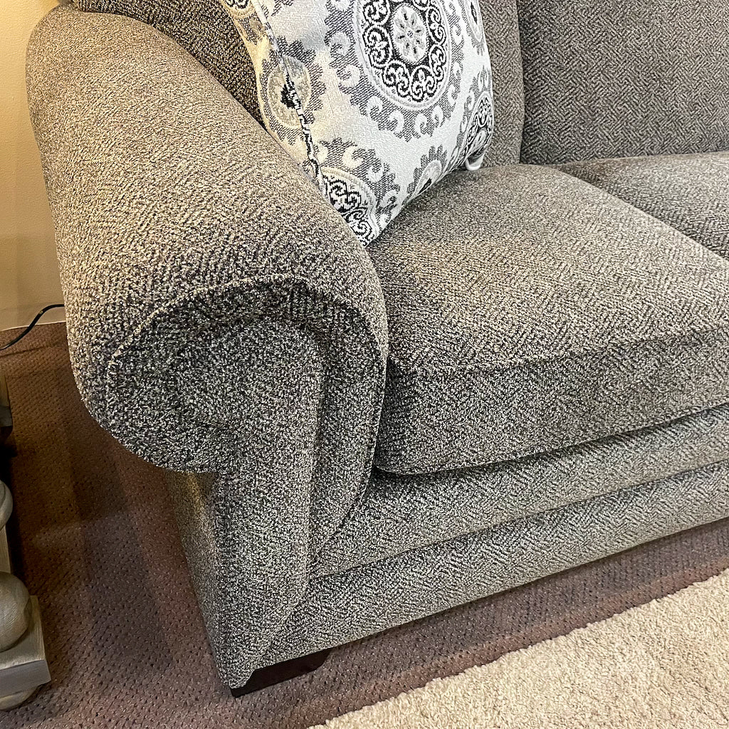 Monroe Urban Walnut Loveseat