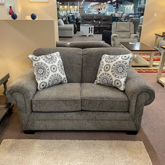 Monroe Urban Walnut Loveseat