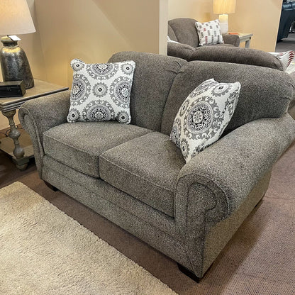 Monroe Urban Walnut Loveseat