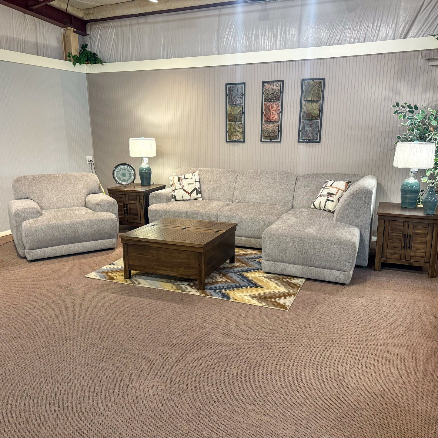 Cole Griffin Pewter Chair