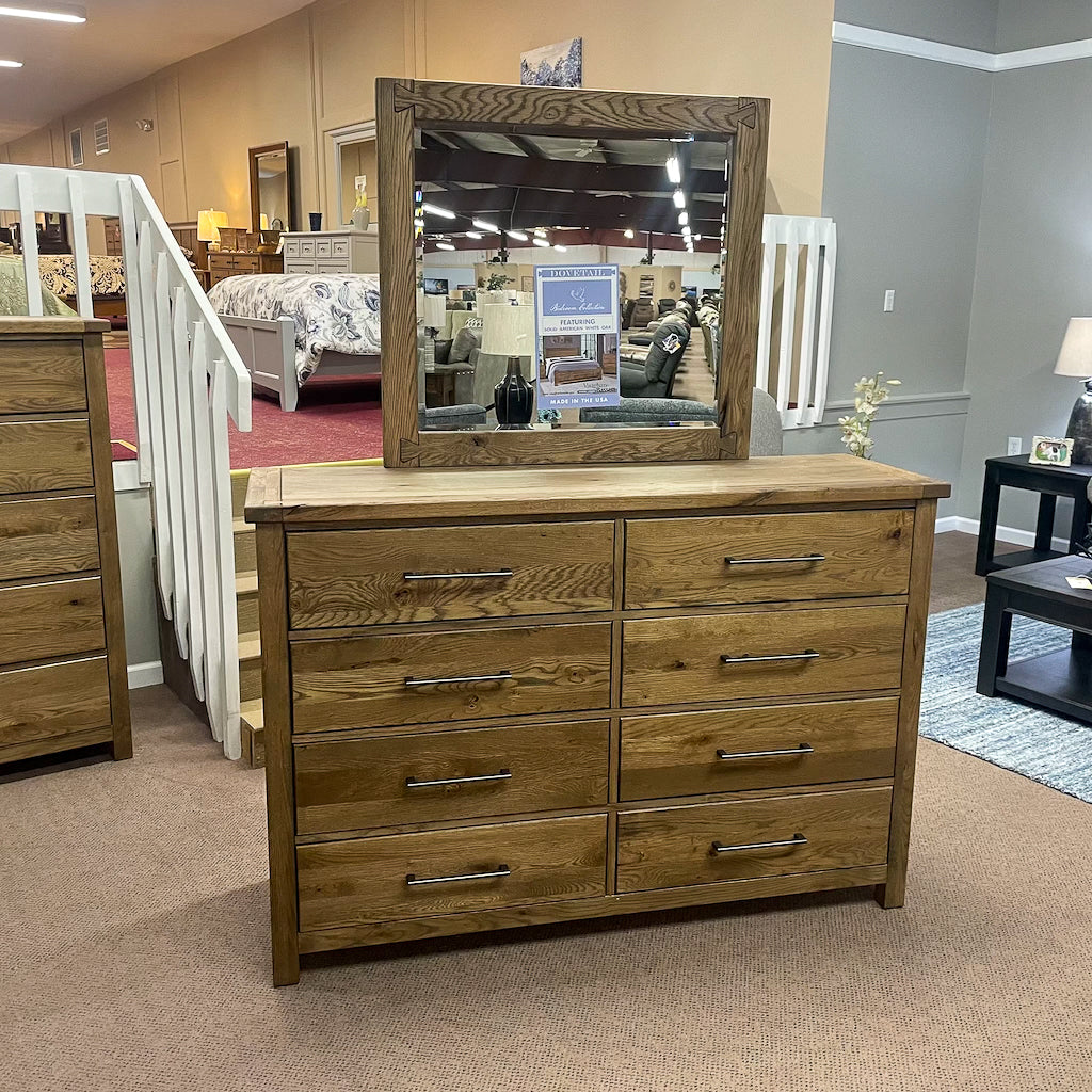 Dovetail Dresser & Mirror