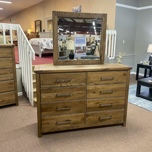 Dovetail Dresser & Mirror